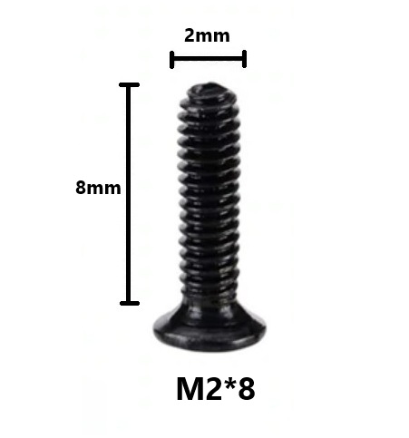 Болт M2 x 8.0 мм (10 шт)